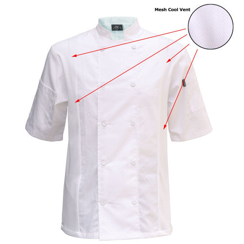 Cool Breeze Side Vent Chef Coat